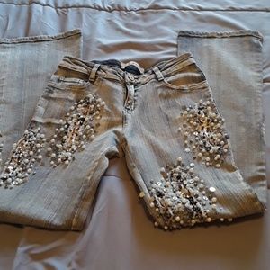 JSLH Bling Women's Jeans DENIM Size S